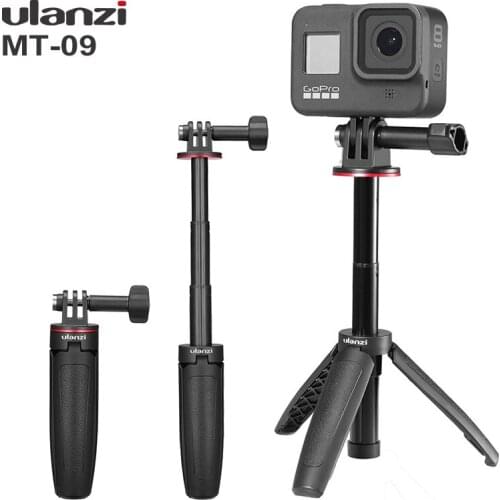 Ulanzi MT-09 Extend Gopro Vlog Tripod Mini Portable Tripod for Gopro Hero 8 7 6 5 Black Session Osmo Action Camera Accessories