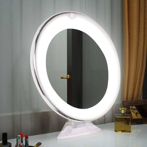 14led Makeup Mirror With 10x Magnifying Mirror Light Settings Cosmetic Mirror Bright Natural Daylight