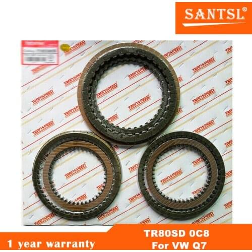 0C8 TR80SD TR81SD Auto Transmission Clutch Plates Friction Kit Fit For VW PORSCHE Car Accessories Transnation