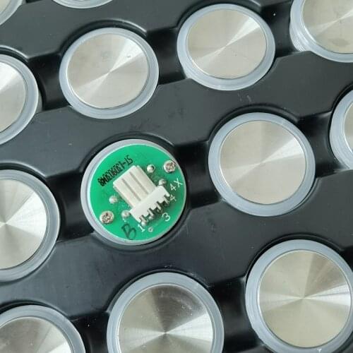 10pcs BR27C XIZI OTIS Elevator Push Button parts Red Blue Light