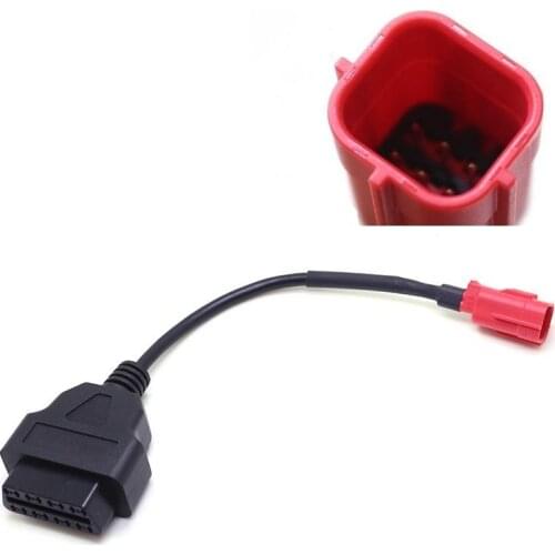 Motorcycle Cable Diagnostic Adapter Plug 6 to 16 pin For Suzuki Honda Motorcycle Special OBD2 Extension Cables
