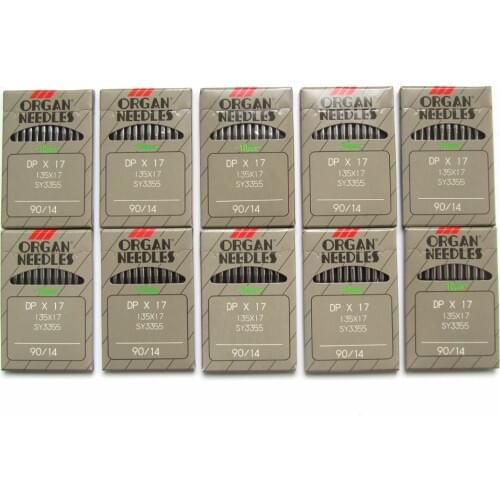 # DPX17 100 PCS ORGAN Walking Foot Sewing Machine Needles 135X17 SY3355