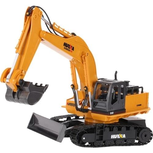 1/16 11CH Alloy Engineering Truck Electronic Metal rc construction vehicles Machinery RC Toys Car Truck HuiNa 1510