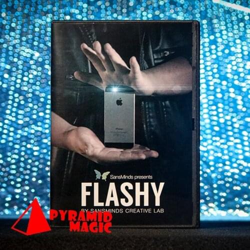 Flashy (DVD and Gimmick) by SansMinds Creative Lab / close-up street card magic trick / wholesale