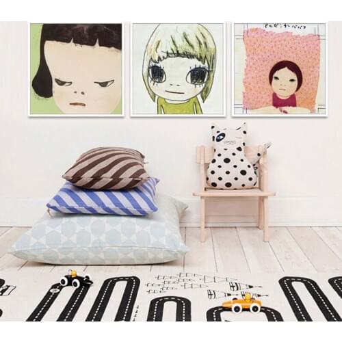 Sleepwalking Dolls Cartoon Canvas Art Painting Print Poster Picture Wall Desk Baby Girl Room Home Decor/decoration home
