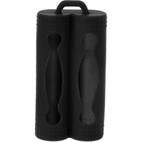 Mini Soft Silicone Case Protective Skin Cover Storage Bag For 2x 18650 Battery - L060 New hot