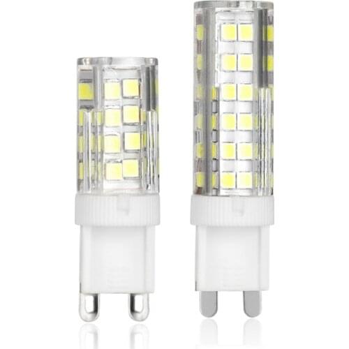 MINI LED Lamp G9 AC220V 52LEDS 76LEDS 2835SMD 4W 6W LED Light Bulb super bright Chandelier LED Light