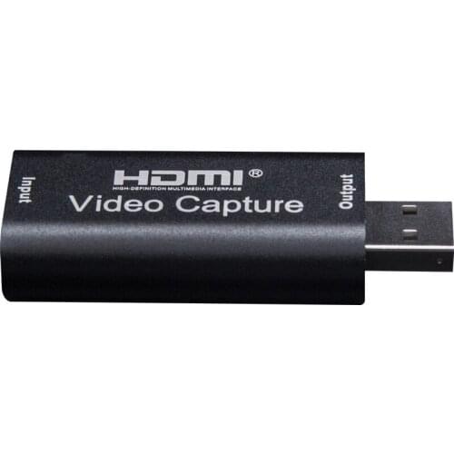 Mini USB2.0 Video Capture Card Device 4K 1080P HDMI To USB Game Recording HD Capture for PC Youtube OBS Live Streaming Broadcast