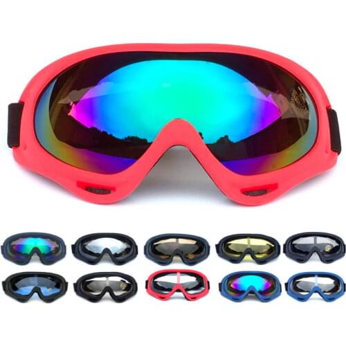 Bollfo Motorcycle Glasses X400 Outdoor Sports Glasses Motorcycle Anti-Riding Glasses Skiing Goggle Protective Windproof Glasses