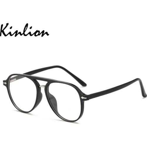 Pilot Blue Light Ray Glasses Frame for Men Womens Vintage Square TR90 Computer Anti Blue Glasses Transparent Gafas Eyewear Frame