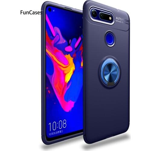 Silicon Cases For ajax Huawei Honor View 20 Magnetic Support Soft Shell Casa TPU Cover sFor Fundas Huawei case Honor V20 Wallet