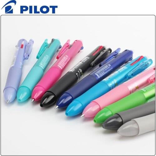 1Pcs New Pilot Frixion Pen 3 in 1 Erasable Gel Pen Multi Colors LKFB-60EF /UF 0.5 / 0.38 mm Pastel Colors