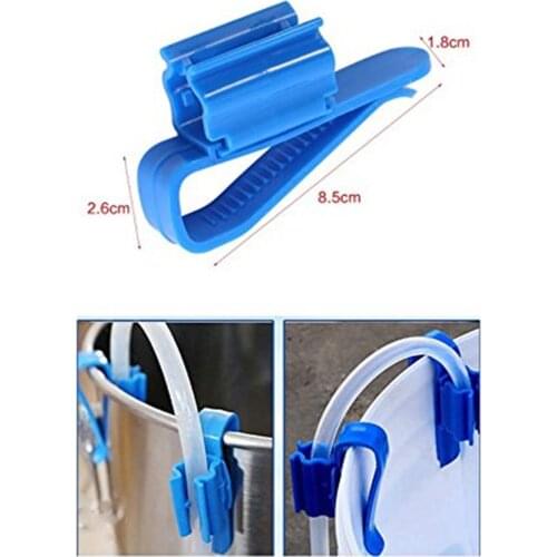 IN STOCK 2PCs Plastic Aquarium Tank Water Pipe Clamp Hose Tube Rod Fixing Clip Mount Holde