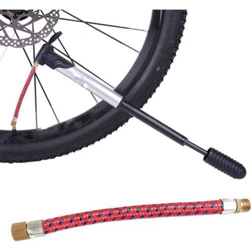 Mountain road Bicycle Tyre Tire Hand Air Pump Inflator Bike Replacement Hose Tube Rubber Tool Bicycle Pump Extension Tube