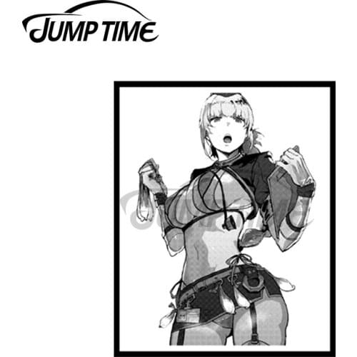 Jump Time 13 x 6.7cm For Hentai Nightingale Decal Surfboard Windshield Car Stickers Refrigerator Bumper Vinyl Decal Car Wrap