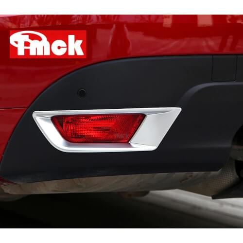 2PCS For Jaguar F-Pace f pace X761 2016 2017 2018 2019 Car Rear Fog Lamp Light Cover Trim Decoration Frame Exterior Accessories