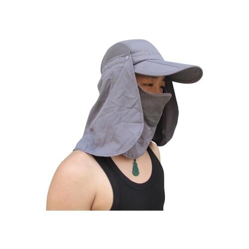 Unisex Protection Hunting Hat Protector Hat Big Wide Brim Neck Flap Climbing Hunting Travel Outdoor Camping Hiking Cap