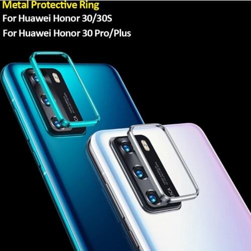 Metal Protective Ring for Huawei Honor 30 Pro Plus Camera Lens Protector Film for Huawei Honor 30 Pro Honor 30s Screen Protector