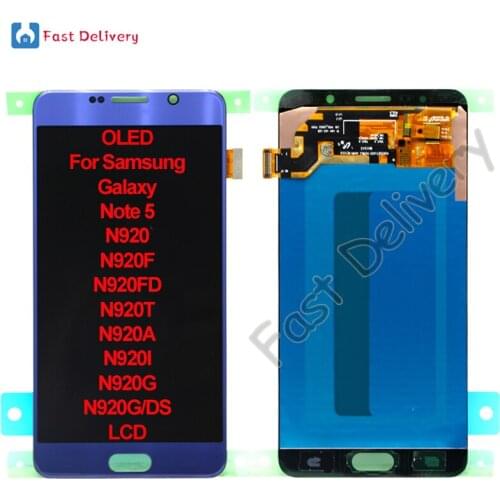 OLED For Samsung Galaxy Note 5 N920 N920F N920FD N920T N920A N920I N920G N920G/DS LCD Display Touch Screen Digitizer Assembly