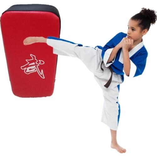 Boxing Foot Target PU Leather Kickboxing Kick Pad for Taekwondo MMA Training and Muay Thai Exercise Hand Kicking Pad THANKSLEE