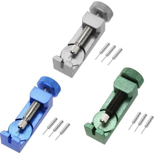 1 PC Bacelet Watch Repair Tools Kit Clock Watch Band Strap Link Pin Adjustable Metal Remover Tool Blue/Green/Yellow