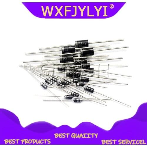 100PCS Schottky Rectifier Diode 1N5817 1N5819 1N5399 1N4937 1N4004 1N4001 1N4007 UF4007 HER107 FR207 FR157 FR107 RL207 TUN- 41
