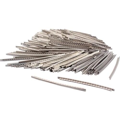 100 Pcs Electric Acoustic Cigar Box Guitar Fretboard Wire For Bass/ Banjo