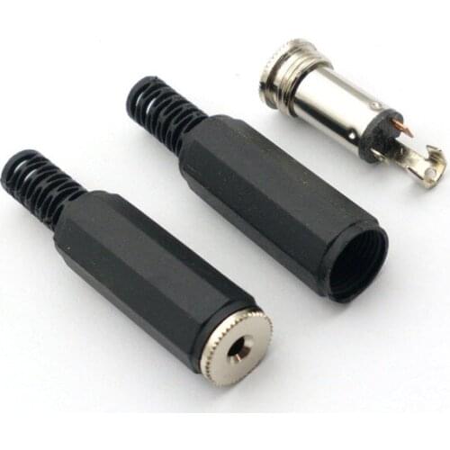 100pcs Stereo 2.5mm Female Jack Socket adapter Connectors welding adapter