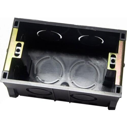 5 PCS 104x63x53mm Wall Plate Wall Mounting Socket Box Internal Cassette PVC Switch Mounting Box Junction Box