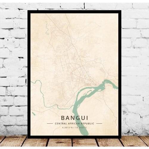 Bangui Central African Rep Poster