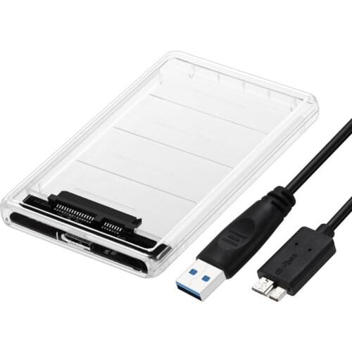 HDD Case 2.5 SATA to USB 3.0 Adapter Hard Drive Enclosure for SSD Disk HDD Box Type C 3.1 Case External HDD Enclosure