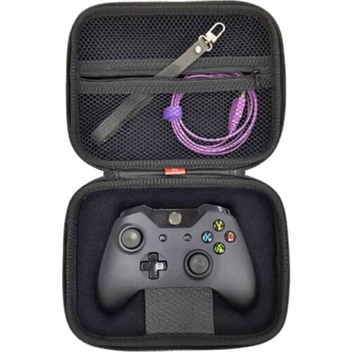 Black Hard Travel Carry Bag For Xbox One x Controller Case Protective Carrying Zipper Protector