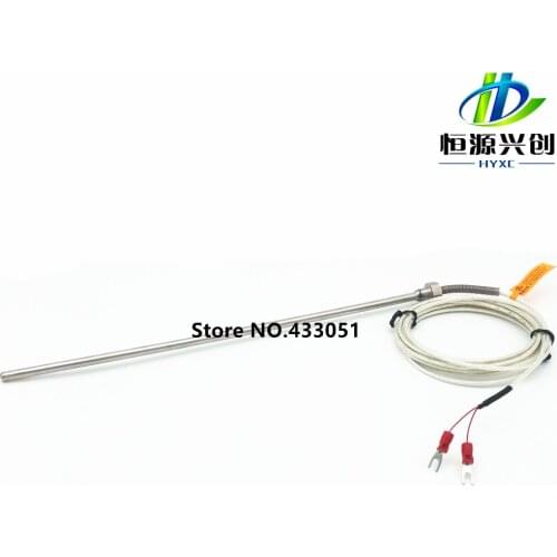 10K NTC thermistor temperature sensor, measurement range - 40 ~ 110 degrees celsius, thread sizes PT1/8, probe length is 500 mm