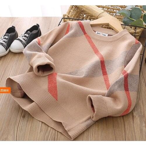 Childrens sweater boys girls baby kids cotton Pullover and knitted coat