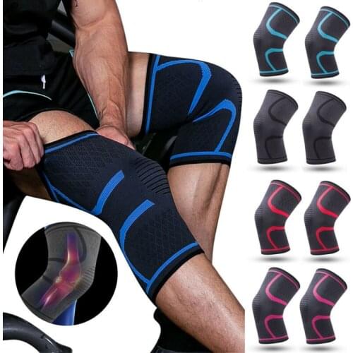 1 Piece Elastic Knee Pads Nylon Sports Fitness Kneepad Fitness Gear Patella Brace Running Basketball Volleyball Support Knee Pad