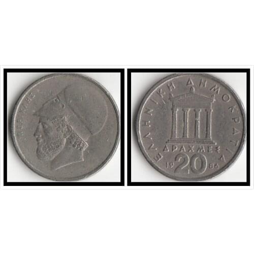 Greece 20 Drachma Coins Europe New Original Coin Commemorative Edition 100% Real Rare Eu Random Year