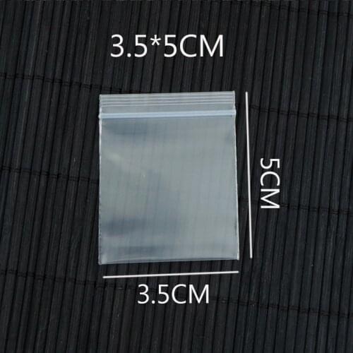 Mini Size 3.5cmx5cm /1.38inch x 1.97inch Wholesale Clear Self Seal Plastic Bags Pe Bags 100pcs/lot