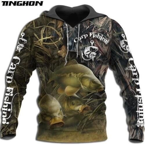 Fashion Men Hoodie Cool Carp Fishing 3D Printed Harajuku Sweatshirt Unisex Casual Pullover hoodies sudadera hombre XS-7XL