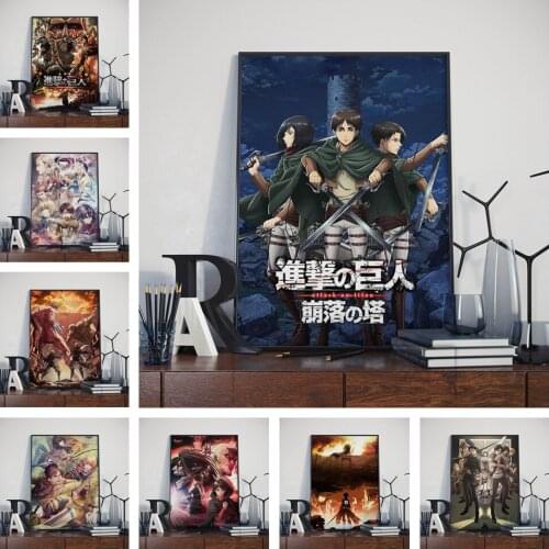 5D DIY Diamond Painting Kit Attack on Titan Classic Japanese Anime Full Square&Round Embroidery Mosaic Cross Stitch Home Decor