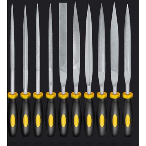 5pcs/10pcs 140mm/160mm/180mm File Set For Metal Glass Stone Jewelry Gem Stone Wood Carving Craft DIY repair Tool