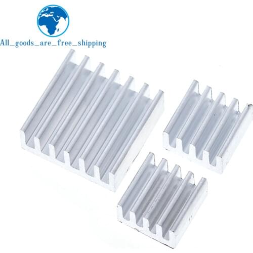 3PCS Adhesive Raspberry Pi Heatsink Cooler Pure Aluminum Heat Sink Set Kit Radiator For Cooling Raspberry Pi 2 B