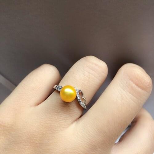 New Arrival Ring Mountings Findings Settings Adjustable Ring Jewelry Parts Fittings Party Accessories for Pearl Beads Stones