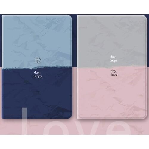 Mixed Color Auto Wake And Sleep iPad Case for iPad 2020 10.2inch iPad Simple Design 9.7 inch iPad 5 6 iPad mini 1 2 3 4 5 Cover