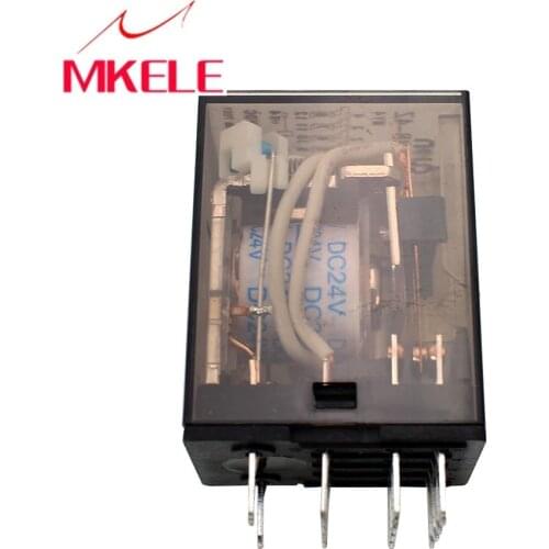 HHC68B-4Z Intermediate Solid State Relay HH54P AC220V DC24V 12 V Small Magnetic MY4N - J 14 Feet