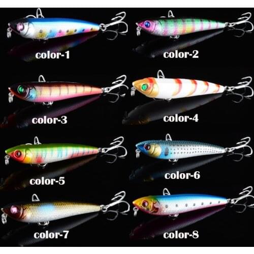 8 cm 10.2g fishing lure pencil lure banana fish trout catfish carp bait bionic bait fishing vib pesca lure fishing lure set