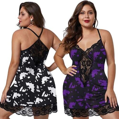 S-3XL Slipdress Women Night Gowns Sexy Lace Women Nightware Plus Size Sexy Sleepwear Women Night Dress домашнее белье женское