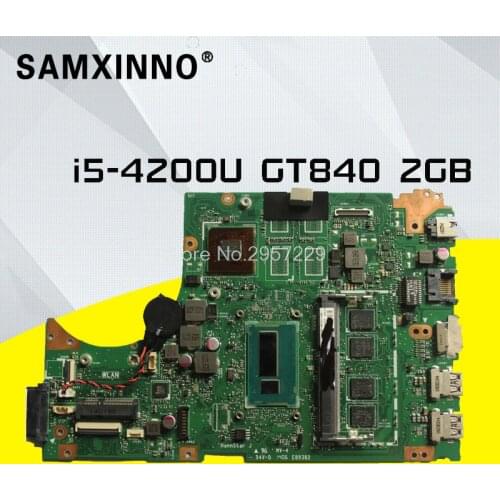 S451LN Motherboard I5-4200U REV2.1 GT840M For Asus S451 S451L V451 V451L S451LN S451LB laptop Motherboard S451LN Mainboard