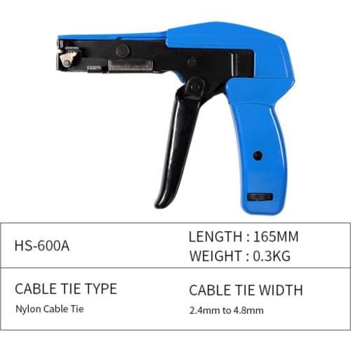 HS-519 HS-600A mount and a cutting tool and wire especially for cable ties Gun For Nylon Cable Tie