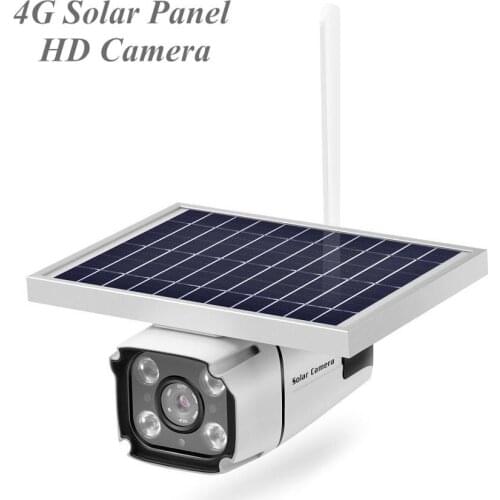 Outdoor 4G Solar Panel HD1080P CameraTwo-Way Voice intelligent Motion Detectiong Alarm Night Vision