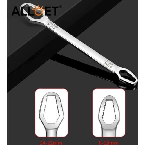 Universal Torx Wrench Double-head Adjustable 8-22mm Ratchet Spanner for Bicycle Motorcycle Car Multifunctional Repairing Tools